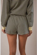 Mid Rise Stripe Shorts