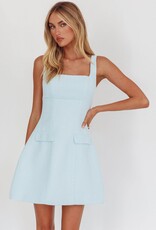 Tweed Double Pocket Fit & Flare Mini Dress