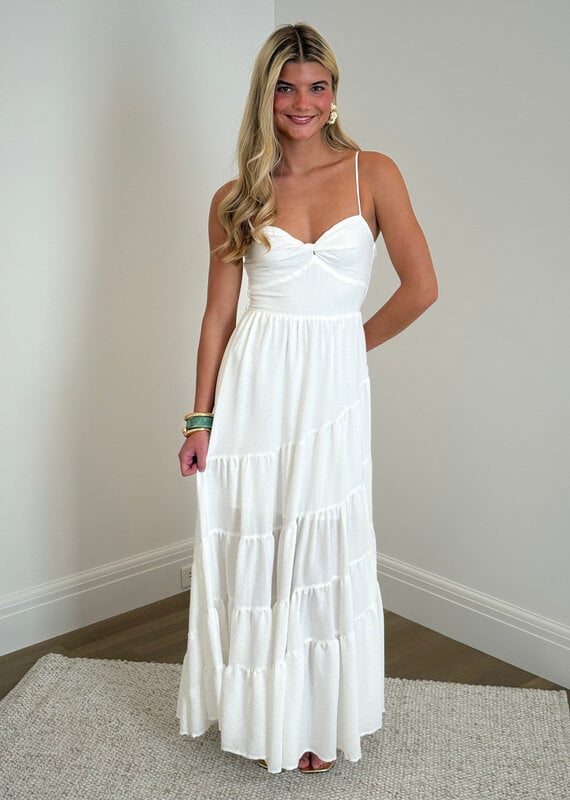 Cami Strap Tiered Maxi Dress
