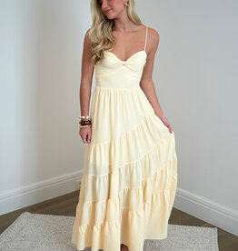 Cami Strap Tiered Maxi Dress