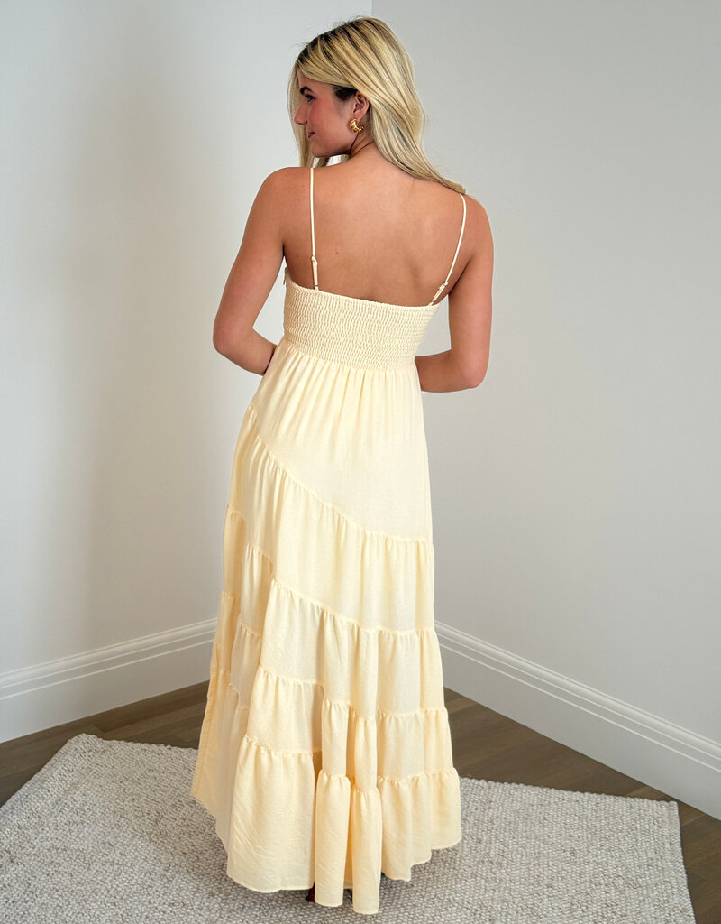 Cami Strap Tiered Maxi Dress