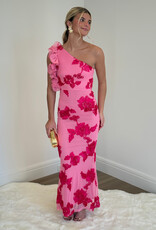 Reese One Shoulder Floral Maxi Dress