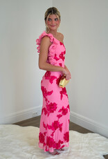 Reese One Shoulder Floral Maxi Dress