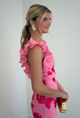 Reese One Shoulder Floral Maxi Dress