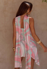 Alora Scoop Neck Mini Dress