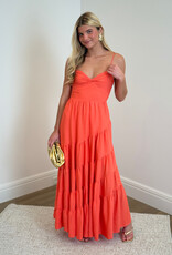 Cami Strap Tiered Maxi Dress