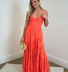 Cami Strap Tiered Maxi Dress