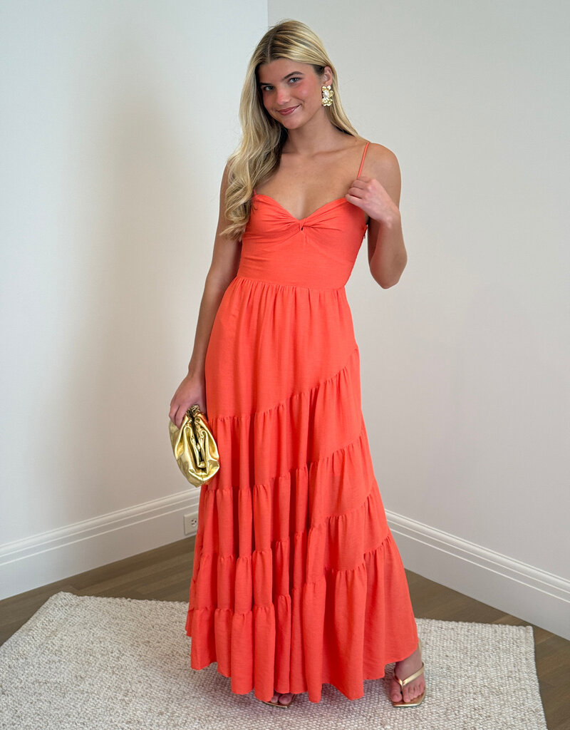 Cami Strap Tiered Maxi Dress