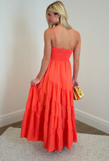 Cami Strap Tiered Maxi Dress