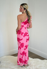 Reese One Shoulder Floral Maxi Dress