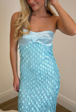 Teardrop Sequin Maxi Dress