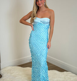 Teardrop Sequin Maxi Dress