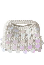 Tropez Woven Bag White