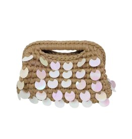 Tropez Woven Bag Taupe