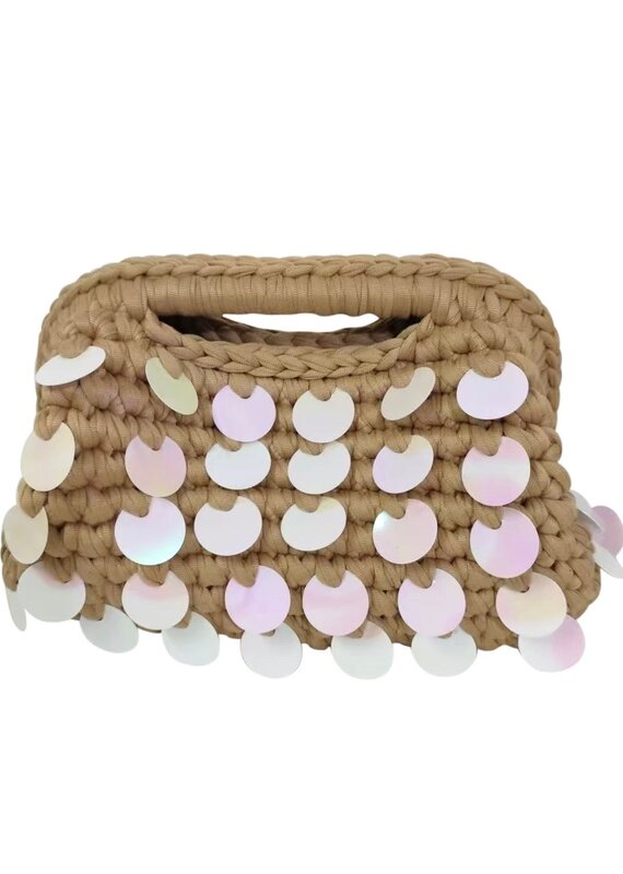 Tropez Woven Bag Taupe
