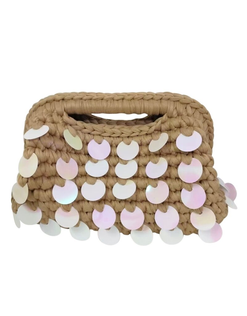 Tropez Woven Bag Taupe