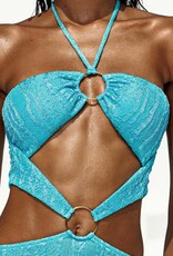 Double Loop Bandeau Long Maxi Dress