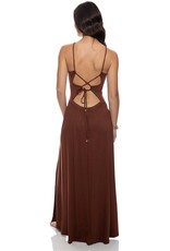 Halter Ring Long Maxi Dress