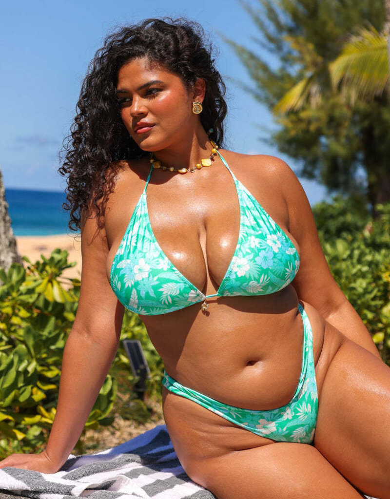 Kulani Kinis Classic Tie Halter Bikini Top