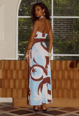 Kamilla Keyhole Twist Maxi Dress