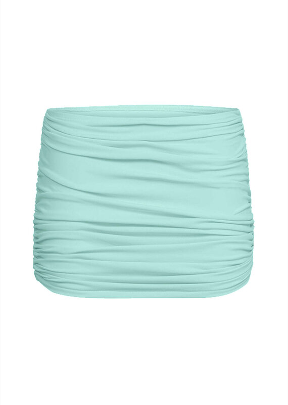 Divino Seas Cloud Ruched Mini Skirt