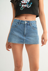 Denim Mini Skort