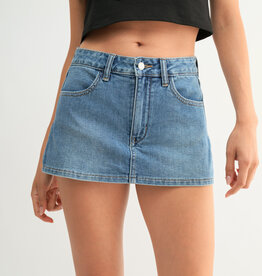 Denim Mini Skort