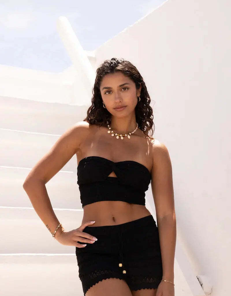 Cosmo Crochet Skort Mini Skirt