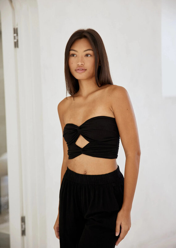 Sofia Double Twist Crop Top