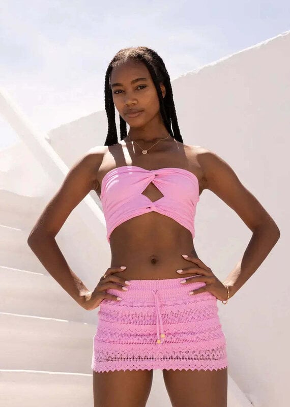 Sofia Double Twist Crop Top