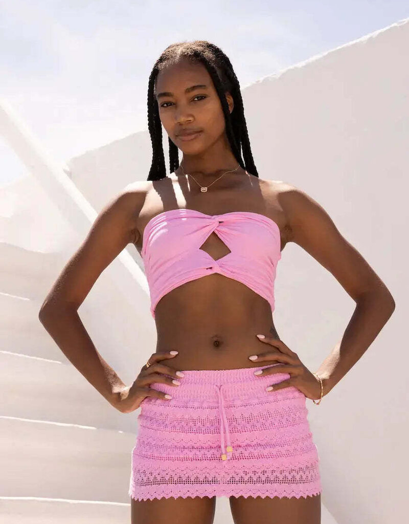 Sofia Double Twist Crop Top