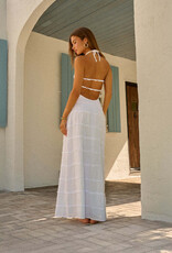 Scarlett Frayed Textured Maxi Dress