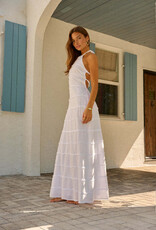 Scarlett Frayed Textured Maxi Dress