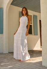 Scarlett Frayed Textured Maxi Dress