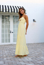 Nora Ring Detail Ruched Waist Maxi Dress