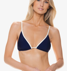 Over The Shoulder String Bikini Top