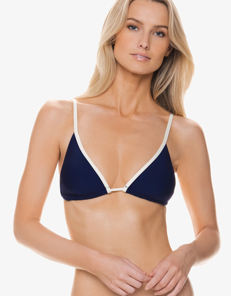 Over The Shoulder String Bikini Top