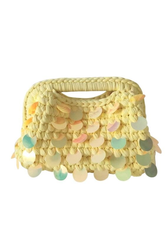 Tropez Woven Bag Yellow