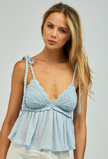 Crochet Bust Shoulder Tie Top