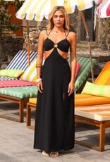 Kulani Kinis Beaded Cut Out Maxi Dress