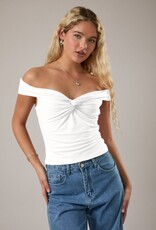 Off The Shoulder Twist Top