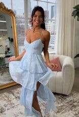 Lucy In The Sky Floral Ruffle A Line Maxi Dress