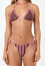 L Space Samba Polka Dot Tie Side Bikini Bottom Bitsy