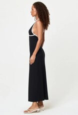 L Space Shea Ribbed Binding Bodycon Maxi Dress