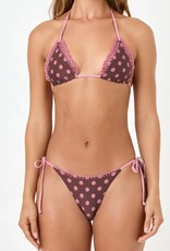 L Space Samba Polka Dot Triangle Bikini Top