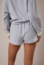 Mid Rise Stripe Shorts