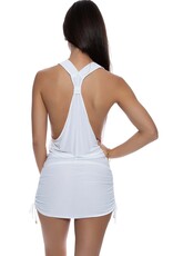 Luli Fama T Back Mini Dress Coverup