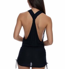 Luli Fama T Back Mini Dress Coverup