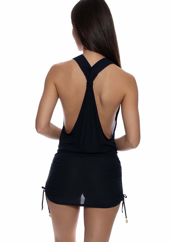 Luli Fama T Back Mini Dress Coverup