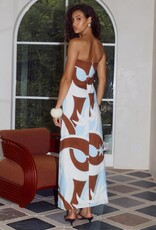 Rihanna Strapless Maxi Dress